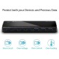 TP-Link UH700 Sort TP-Link UH700 Sort